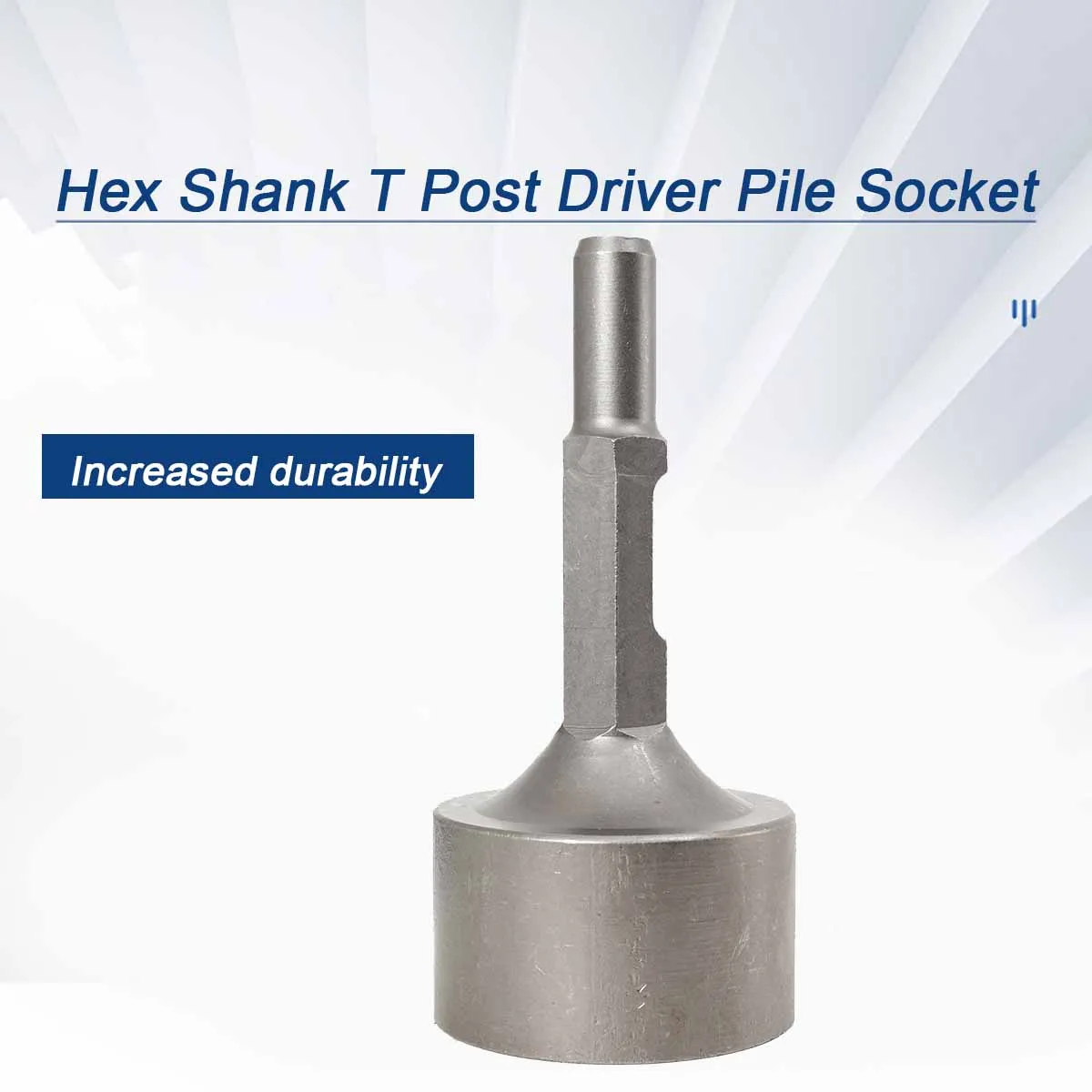 Image of 65A Hammerbohrer-Adapter aus einteiligem geschmiedetem Stahl für Betonbrecher, verwandelt sich in einen Bohrhammer mit 24-mm-Sechskantanschluss – wählen Sie 51 mm oder 85 mm Innendurchmesser für den