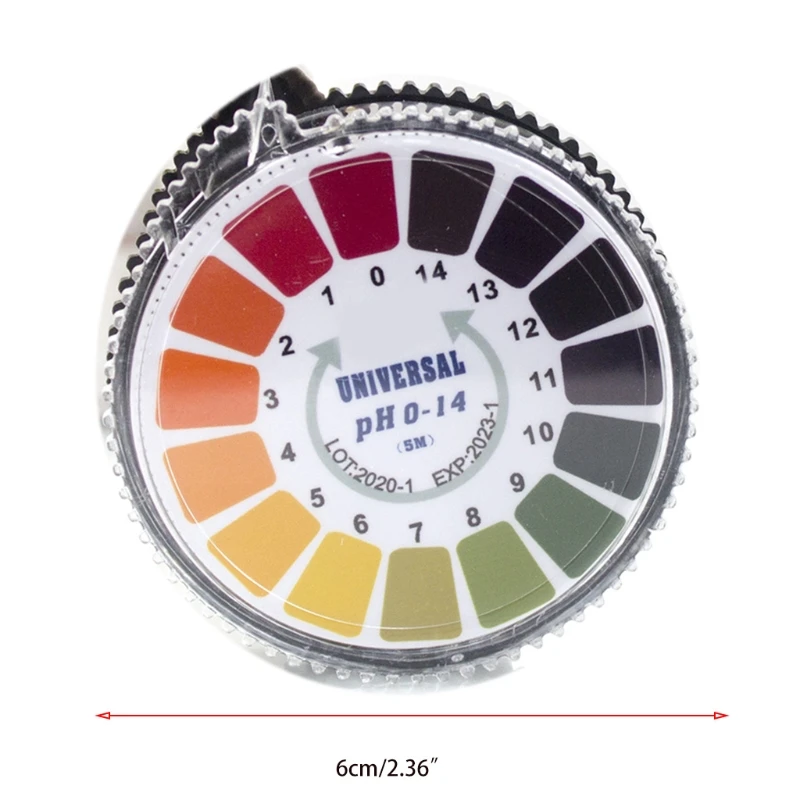 Strisce di carta per Test pH universali strisce reattive per pH rotolo pH misura gamma completa 0-14 16.4 piedi/rotolo cibo per il corpo pesce del suolo per Drop Shipping