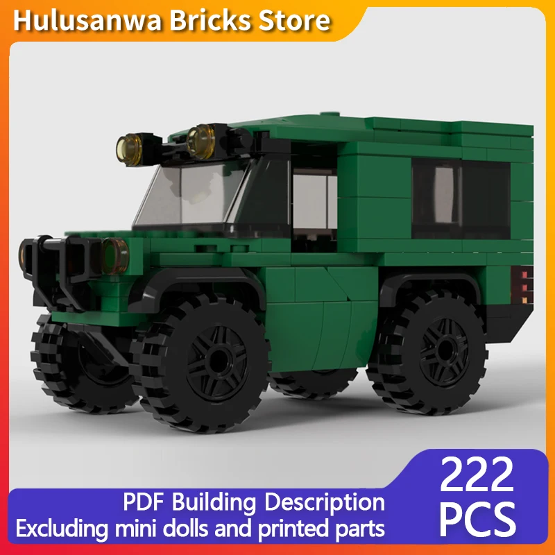 

Армейский внедорожник, короткая модель MOC, строительные кирпичи, военное оборудование, модульные технологии, подарки, праздник, сборка, детские игрушки, костюм