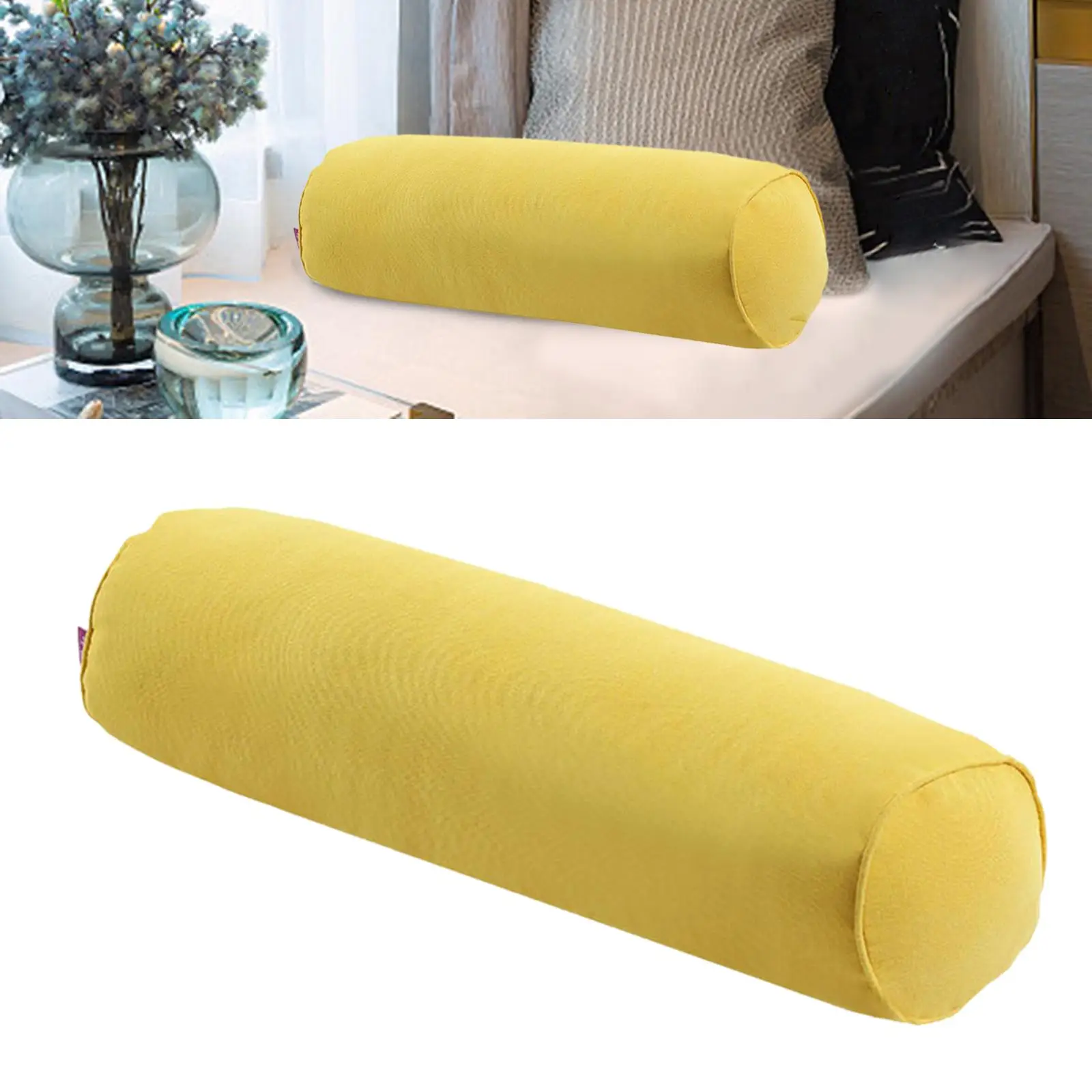 Travel Neck Pillow Round Shape Firm Cushion for Adult Comfort Airplane Car Bed or Office Relaxation