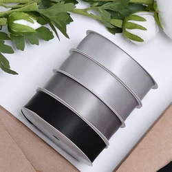 YAMA Single Face Satin Ribbon 25 28 32 38 mm 100yardsBlack White Red Silver for Crafts Wedding Decoration DIY Gifts Hair Bow