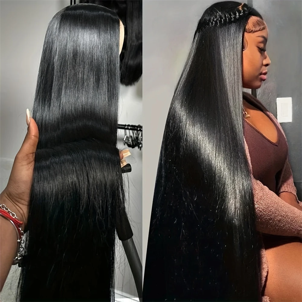 

Straight Hair Glueless Wigs Ready to Wear 200 Density Wig Factory 13x4 13x6 Hd Lace Funky Girl Human For Black Women