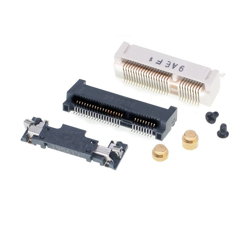 2PCS MINI PCIE 52Pin Laptop Network Card Slot Mini 52P 4.0/5.2/5.7/8/9.0H