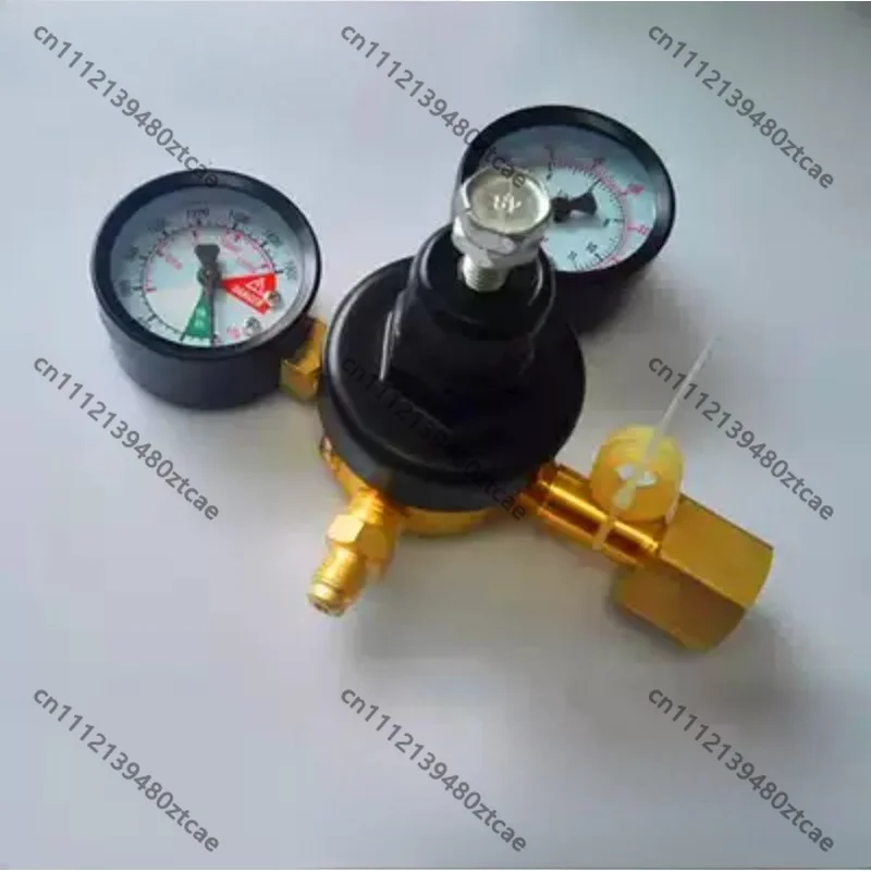 General CO₂ High Pressure Gauge for Gas Cylinder, Air Pressure Meter Replacement Part for Commercial Carbonated Beverage