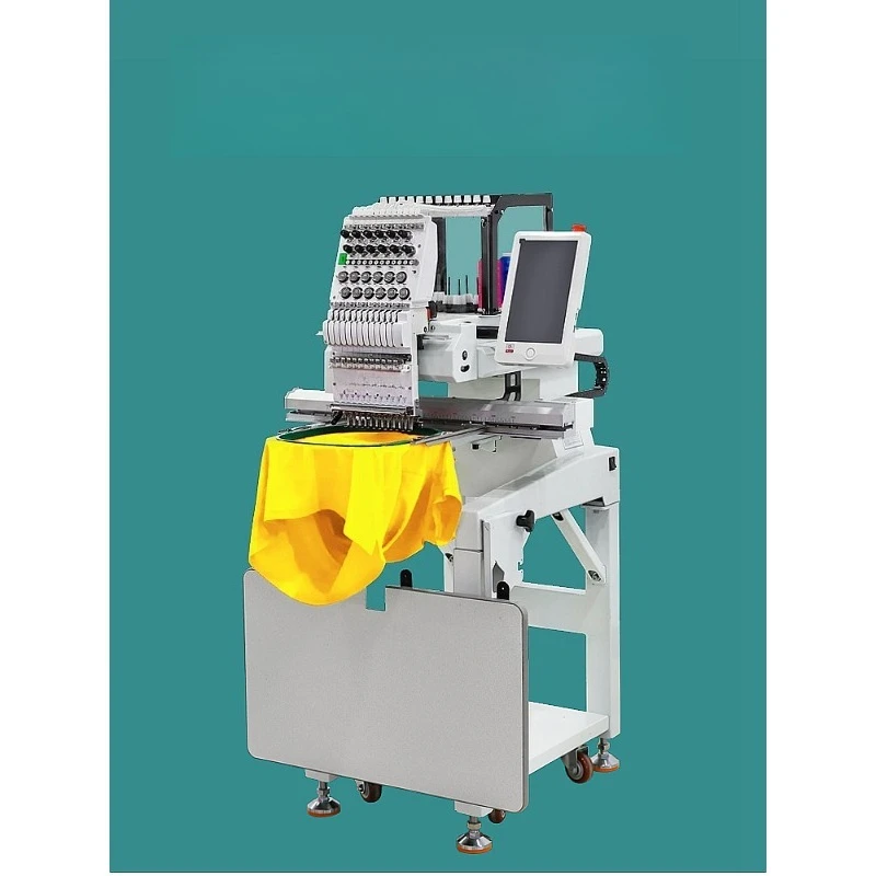 Single head embroidery machine Automatic computer household small ready-to-wear embroidery hat embroidery machine