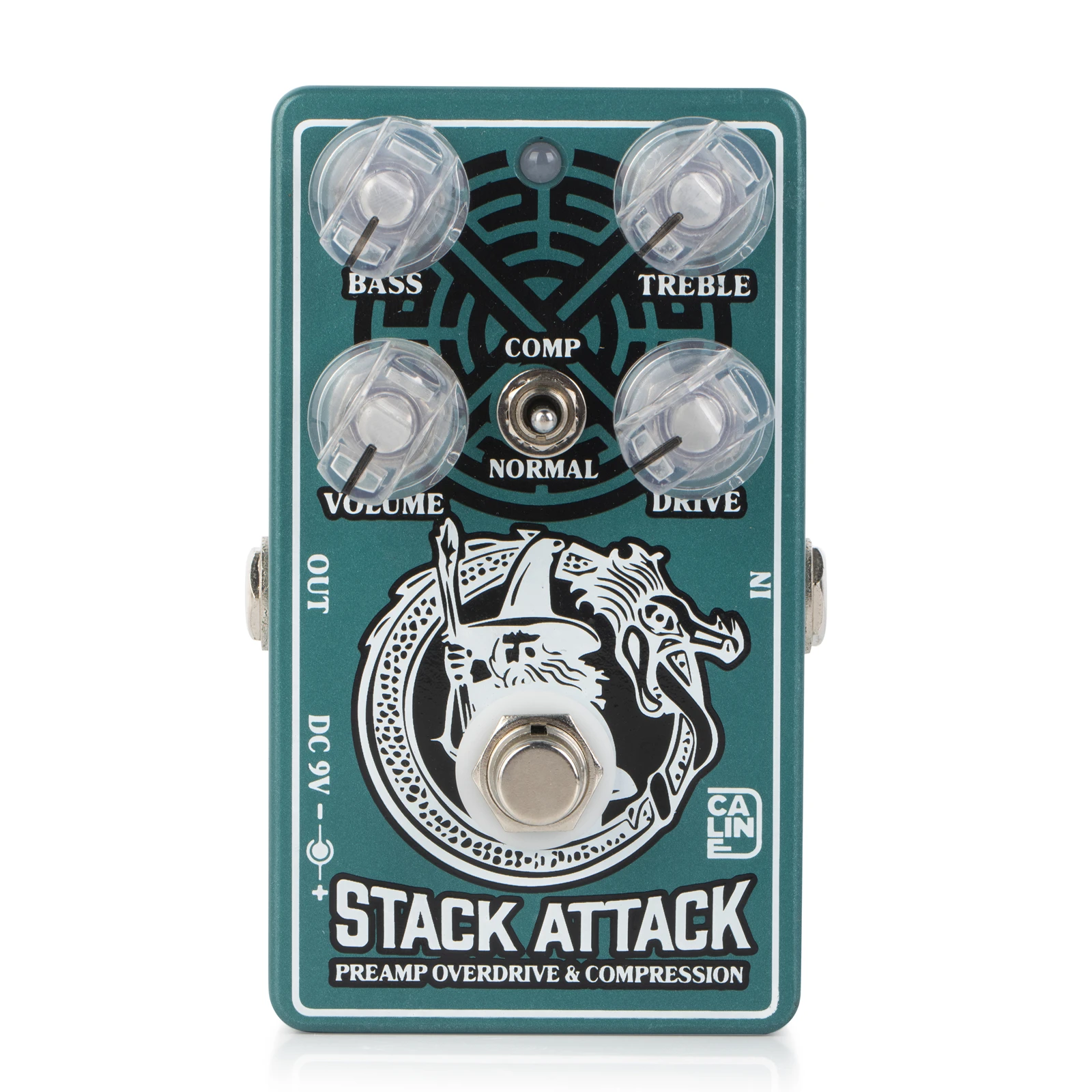 Caline CP-509 Stack Attack Overdrive Guitar Pedal Preamp Overdrive Compressor Effect Pedal