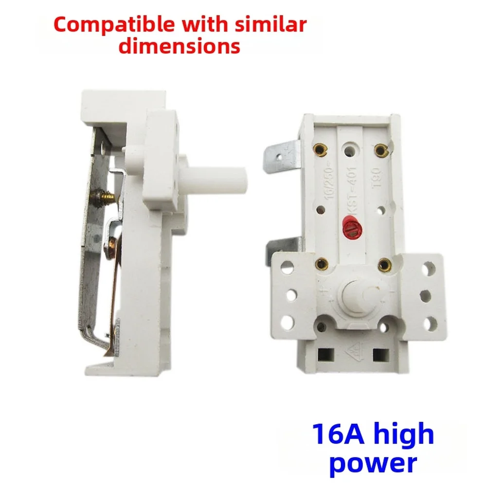 For Oil Heater Thermostat Switch 4pcs White Plastic Unit with 16A Current Rating and Precise Temperature Adjustment