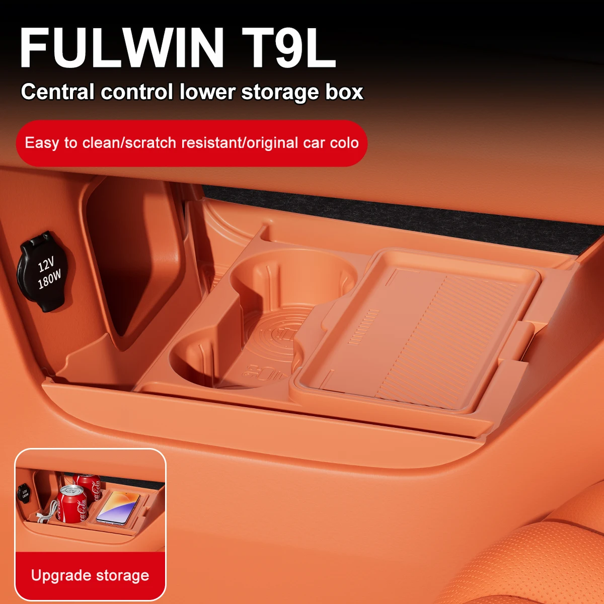 2026-for-chery-fulwin-t9l-cdm-center-console-below-storage-box-central-control-organizer-mat-car-interior-silicone