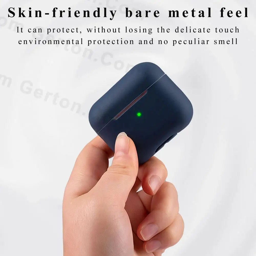 Funda de silicona suave para Airpods 3, funda protectora para auriculares inalámbricos, carcasa para Apple airpods 3 generación, 2021