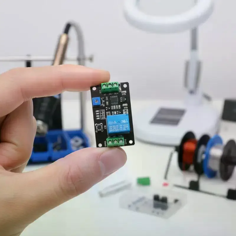 Timer Relay Module Adjustable Delay On Off Switch Self Locking Timing Function For DIY Electronic Projects And Automation Use