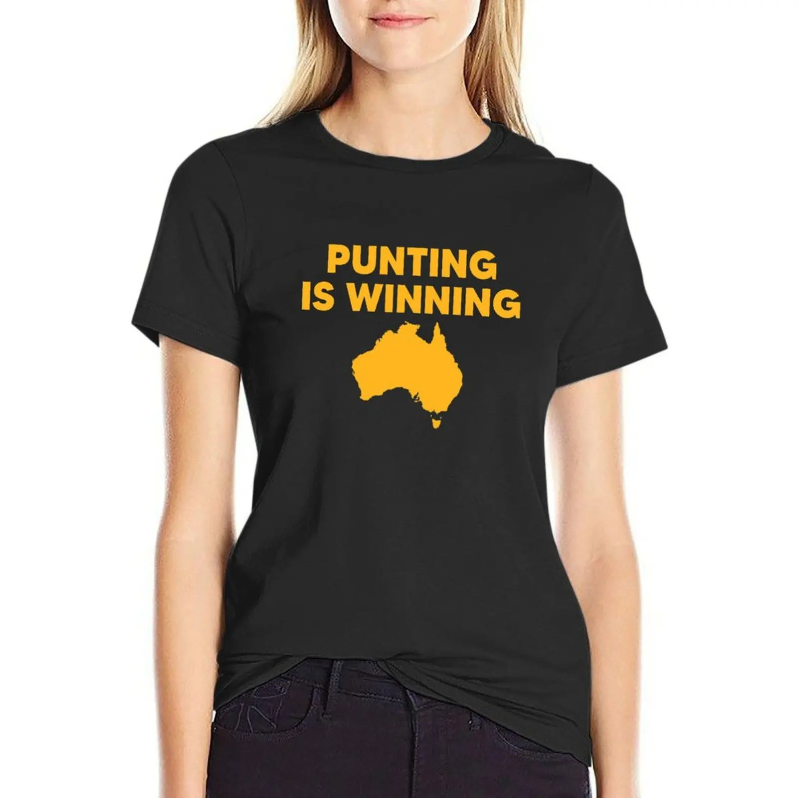 

Punting is winning T-Shirt tees kawaii clothes quick drying plain Women clothing