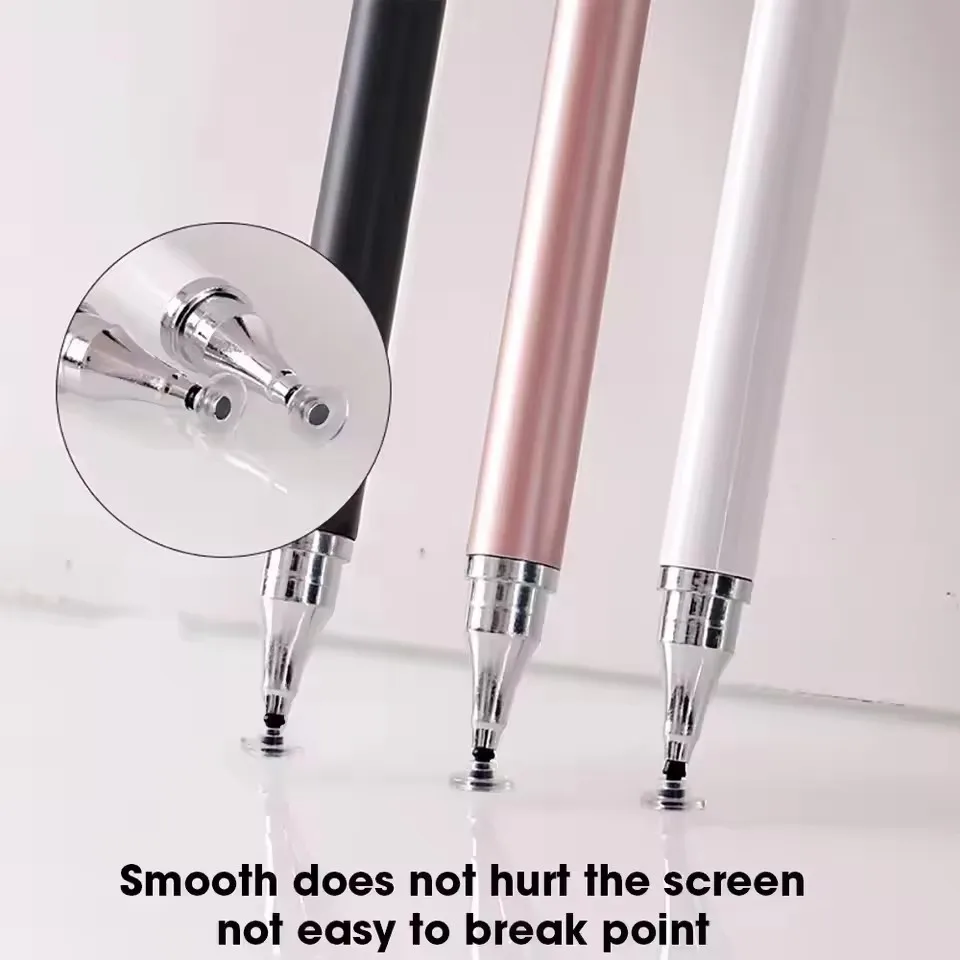Universal 2 In 1 Stylus Pen For iOS Android Touch Pen Drawing Capacitive Pencil For iPad Samsung Xiaomi Tablet Smart phone