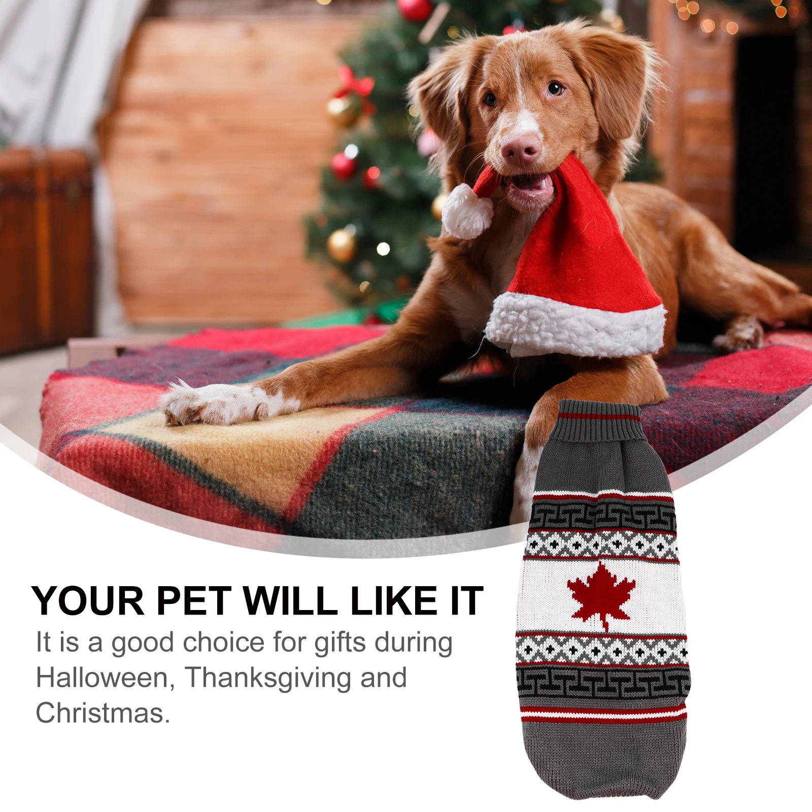 

Small Dog Sweater Clothes for Pets Clothing Cat Knitted Sweaters Hoodies Kitten