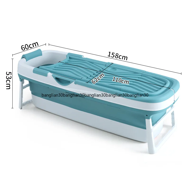 

Bath Bucket, Adult Foldable , Adult Thickened Bathtub, Whole Body Sweat Steaming, Super Long and Large, Can Sit and Lie At Home
