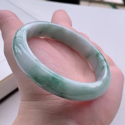 Zheru Jewelry Natural Myanmar Jade 54mm-62mm bracelet exquisite princess bracelet send girlfriend send mom