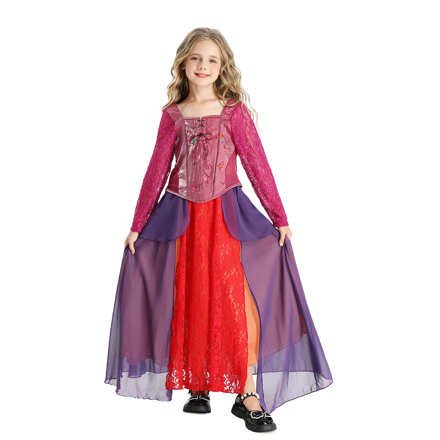 Halloween infantil traje bruxa também louco 2 bruxa traje bruxa carnaval mostrar traje vestido medieval