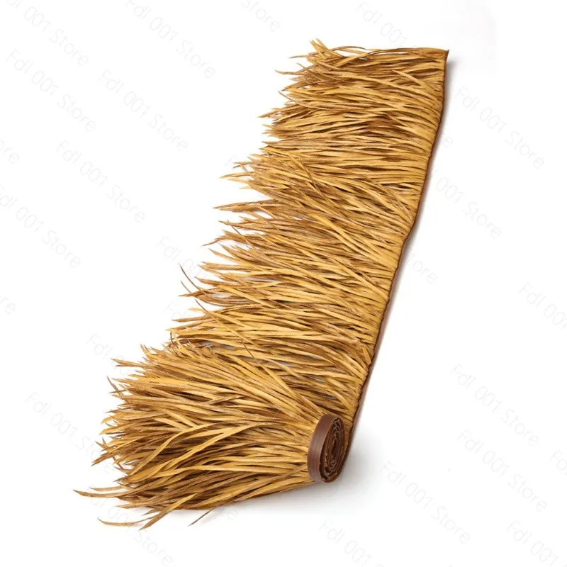 10M Artificial Mexican Straw Roof Plastic Retardant Thatch Cover For Garden Patio Tiki Bar Fake Grass Plant Decor
