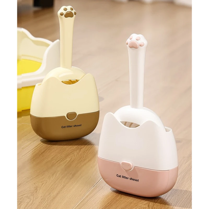 1PC Multifunctional Pet Cat Litter Shovel Set Integrated Cat Litter Shovel Collision Color Cat Shit Shovel Tool Pet Supplies