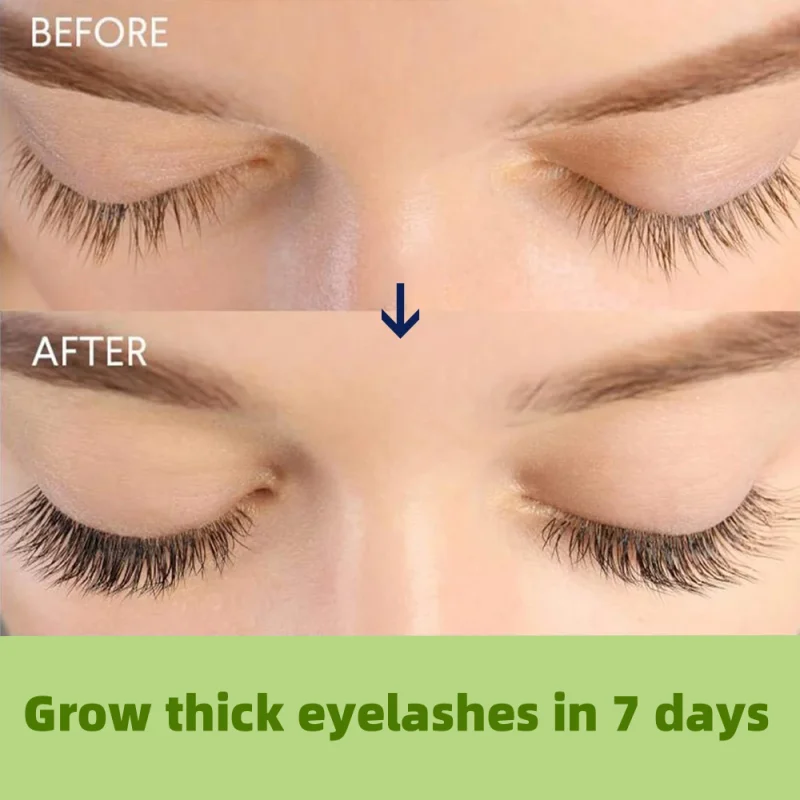 Natural Eyelash Growth Serum Fast Lengthen Enhance Lash Eyebrow Thick Curly Grow Longer Lashes lifting Care Liquid Beauty Health