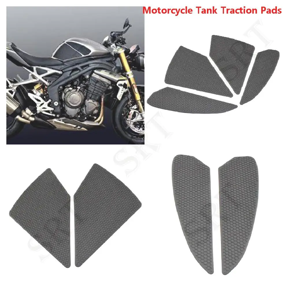 

Fit For Triumph 1200 RS RR Speed Triple ABS Motorcycle Accessories TankPads Knee Pads Tank Anti Slip Side Sticker 2021-2024