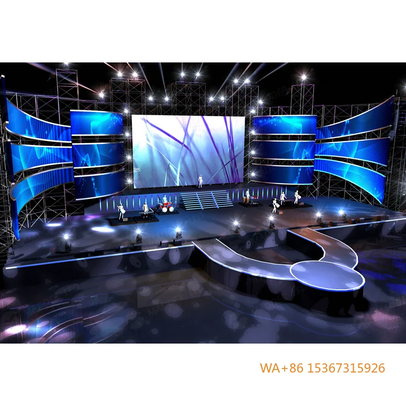 

500500/5001000mm LED Rental Screen Video Wall Advertising Billboard Display