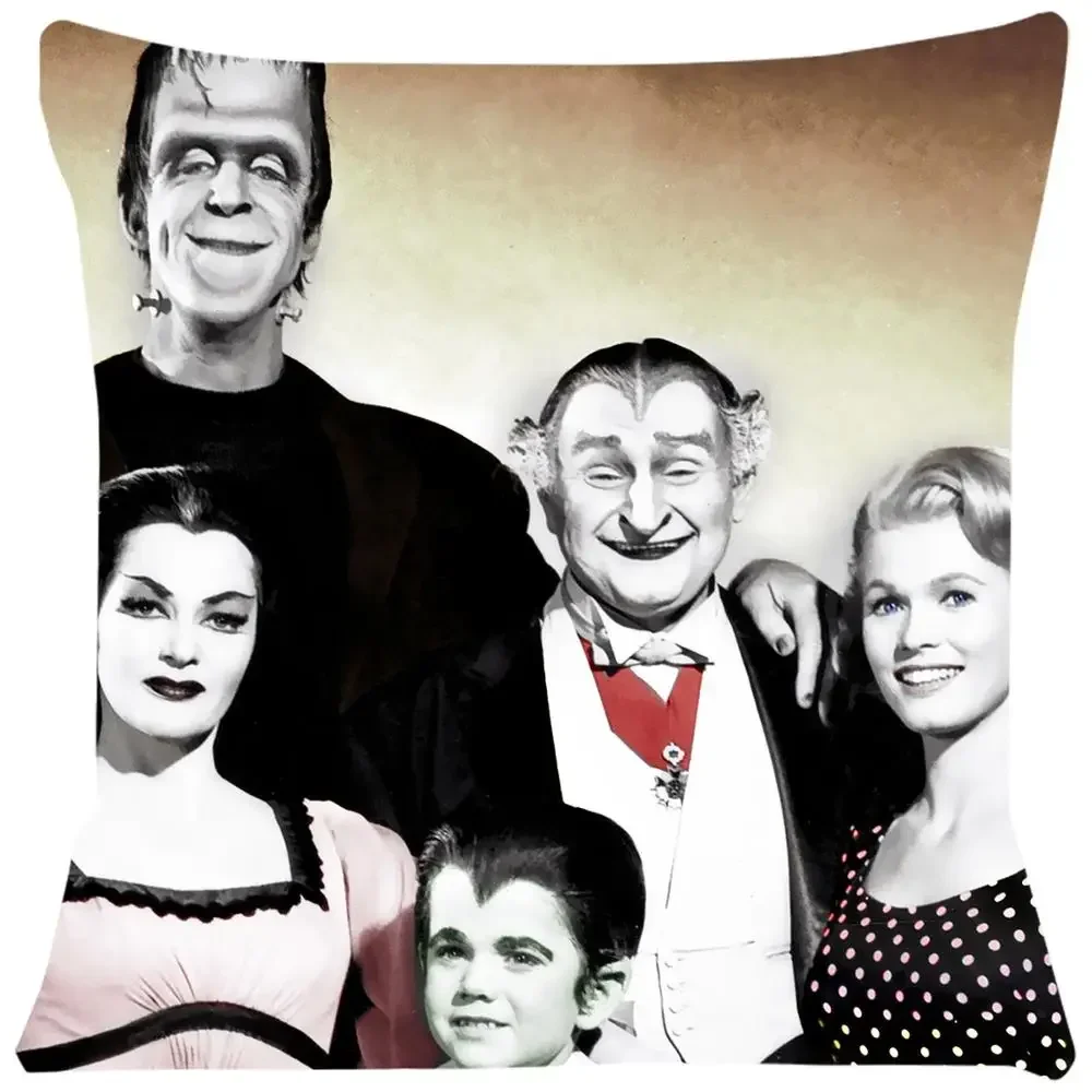 45x45cm Munsters Cushion Cover Freddy Pillow Cases Chair Car Sofa Pillow Cover Home Decorative Pillow Covers