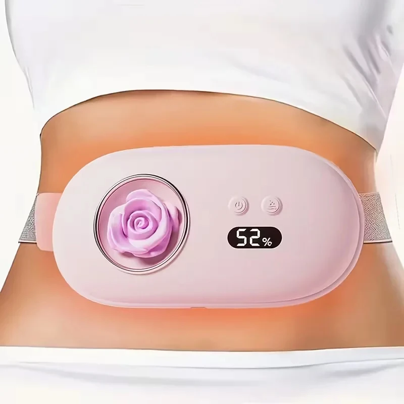 USB charging portable menstrual heating pad, menstrual abdominal and waist heating massage pad, electric heating waist belt view 2