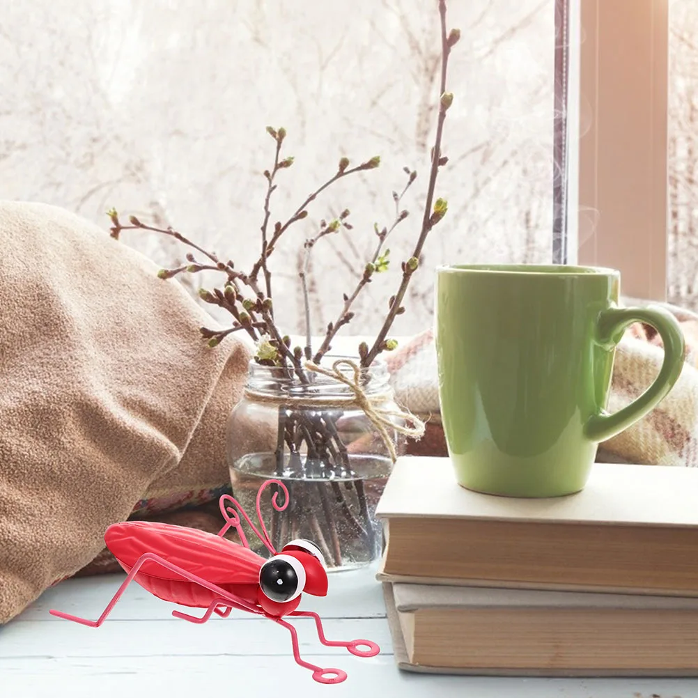 

2Pcs Iron Craft Imitation Decoration Lightweight Vivid Garden Scene Ornament Durable Metal Art for Party Outdoor