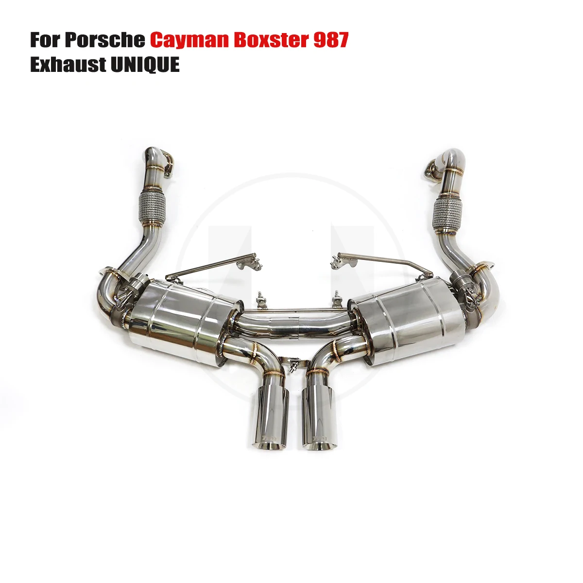 UNIQUE For Porsche Cayman Boxster 987 performance valve exhaust system ss304 exhaust muffler