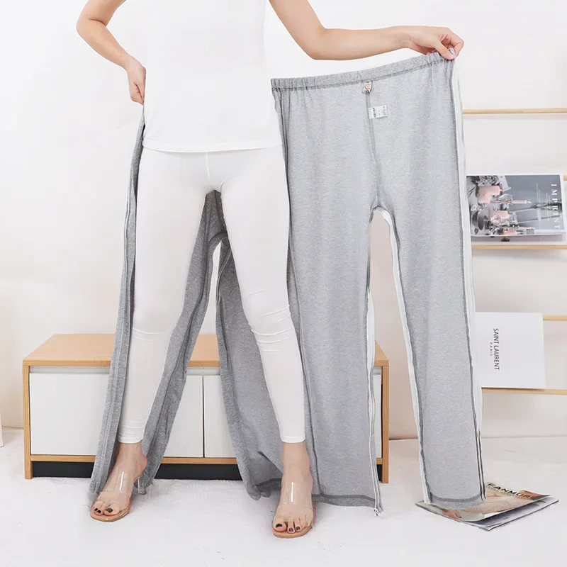 

Легкая одежда для пациентов. Легко вкл. Для парализованных недержаний лежа. Тонкие удобные брюки для восстановления переломов.