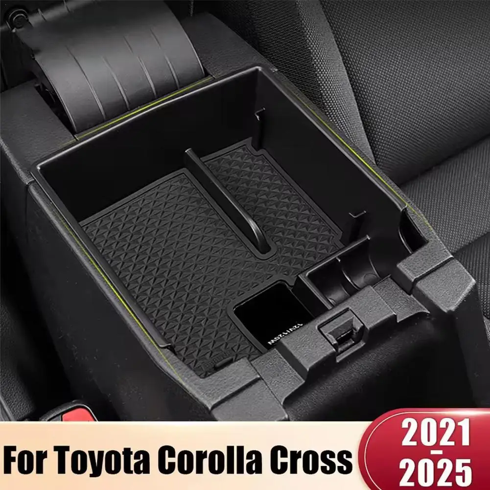 Auto Armsteun Hoess voor Toyota Corolla Cross XG10 2021 2022 2023 2024 2025 Auto Armsteun Box Cover Memory Foam Console Auto Armsteun Pad,B