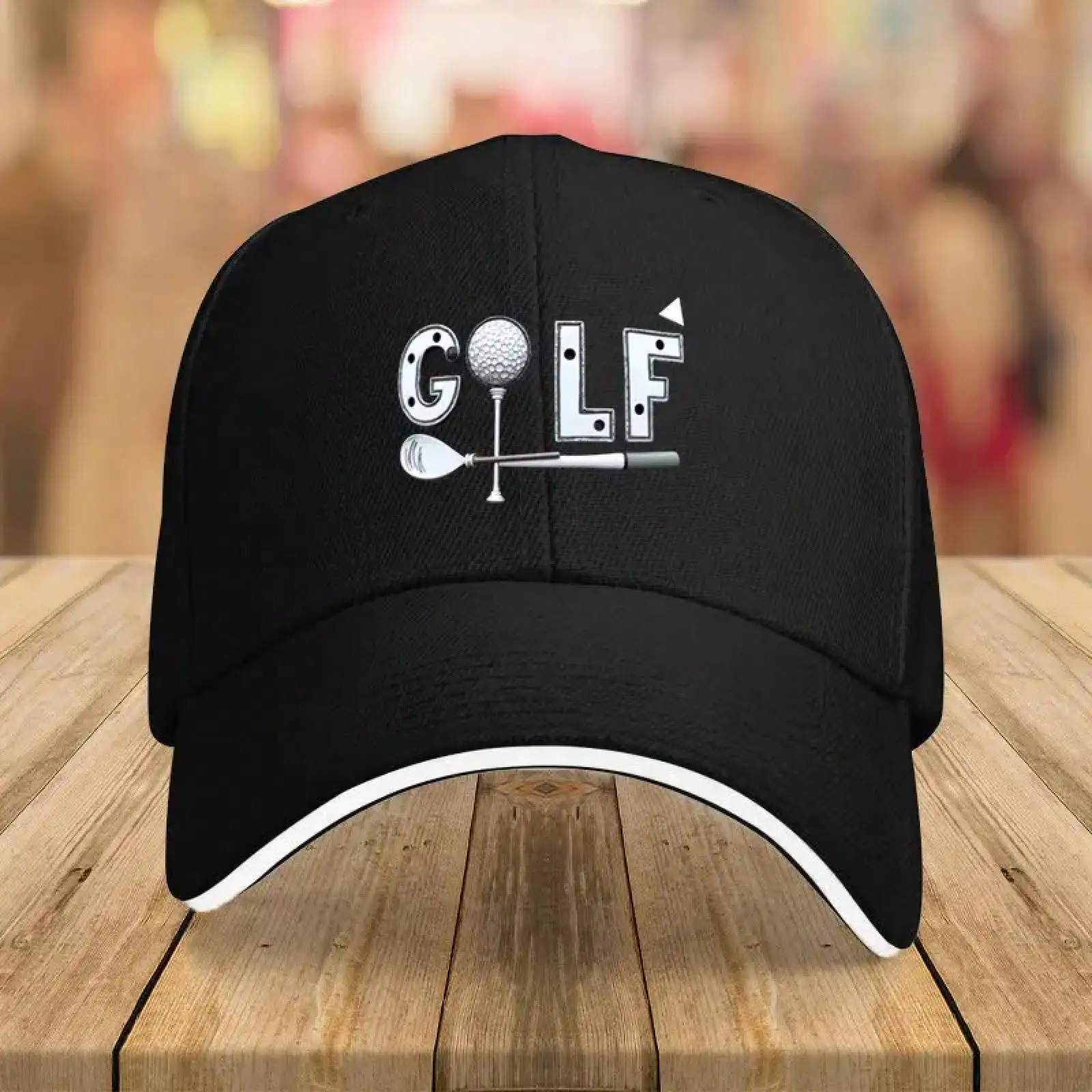 1pc Unisex Golf Club Baseball Cap - Lightweight, Breathable Quick-Dry Hat with 