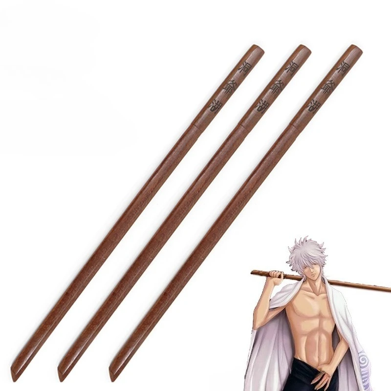 

100 см/33,37 дюйма GINTAMA деревянный самурайский меч Саката Гинтоки аниме периферийные устройства модель реквизит катана косплей коллекционные украшения игрушка