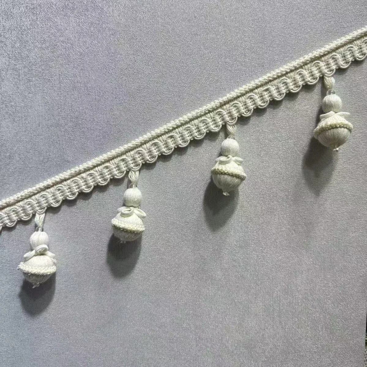 

Curtain lace European fringed hanging spikes Curtain side decoration Handmade accessories