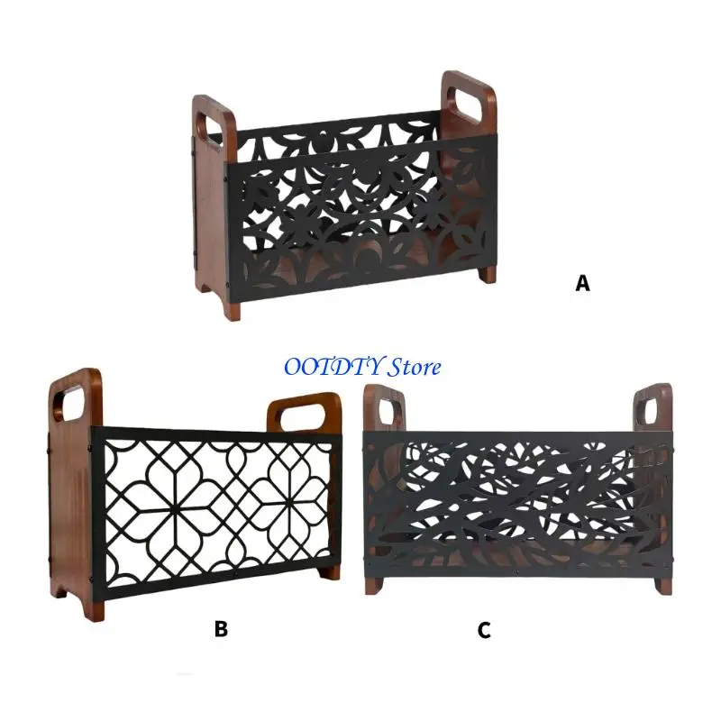 367A Space Saving Vertical Book Shelf Wooden Rack for Home and Office Use