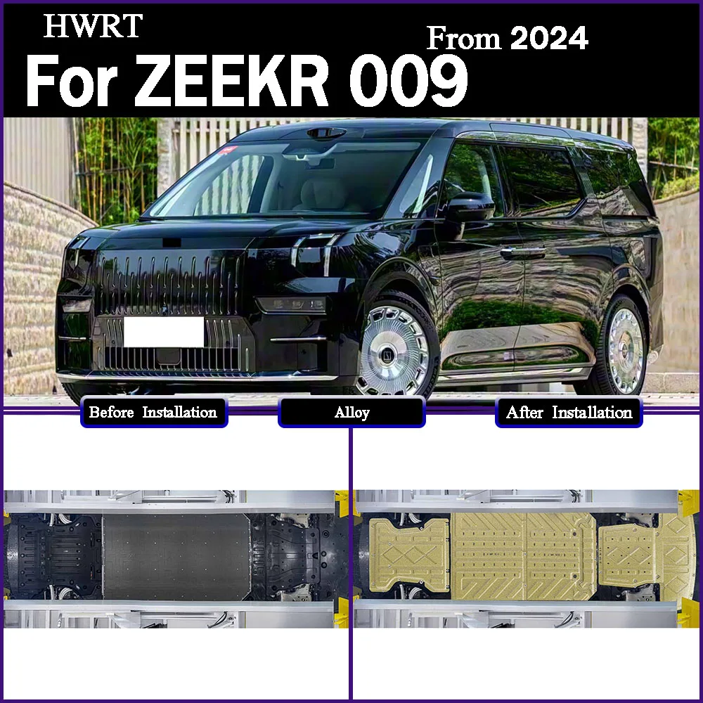 

For ZEEKR 009 2024 702KM Protective Plate For Front Engine Front Battery Rear Battery Chassis Guard Board Protective Board