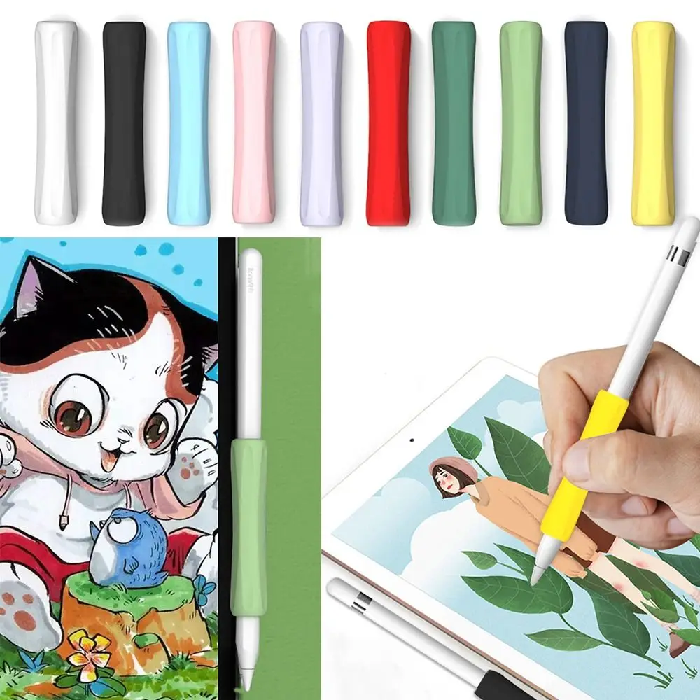 Hock-proof Apple Pencil 1/2 Touch Screen Pen Grip Case Protective Sleeve Silicone Stylus Pen Cover For Apple Pencil 1/2