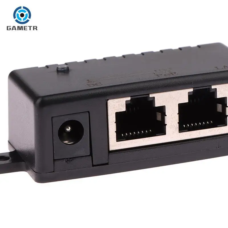 อุปกรณ์แยกไฟหัวฉีด1A POE 5V 12V 24V 48V 100Mbps สำหรับกล้อง IP อุปกรณ์เสริมโมดูลอะแดปเตอร์ POE