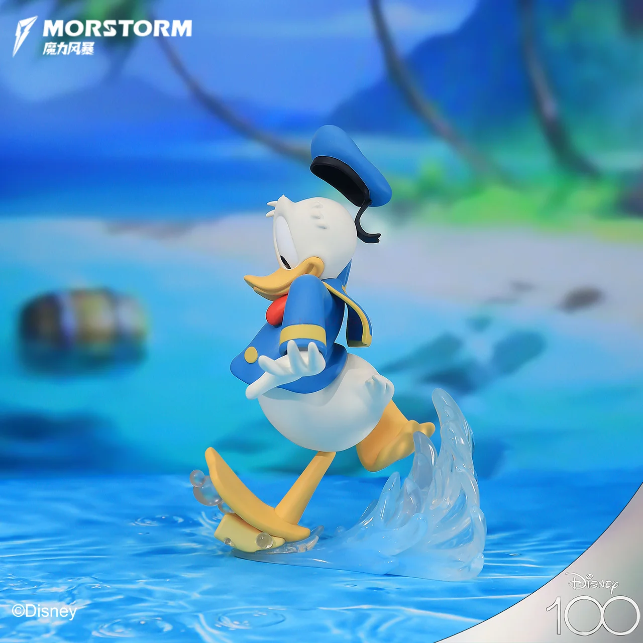 Kartun Disney licin Kawaii Donald Duck Tide Anime boneka tokoh mengumpulkan ornamen Desktop Festival hadiah mainan untuk anak-anak