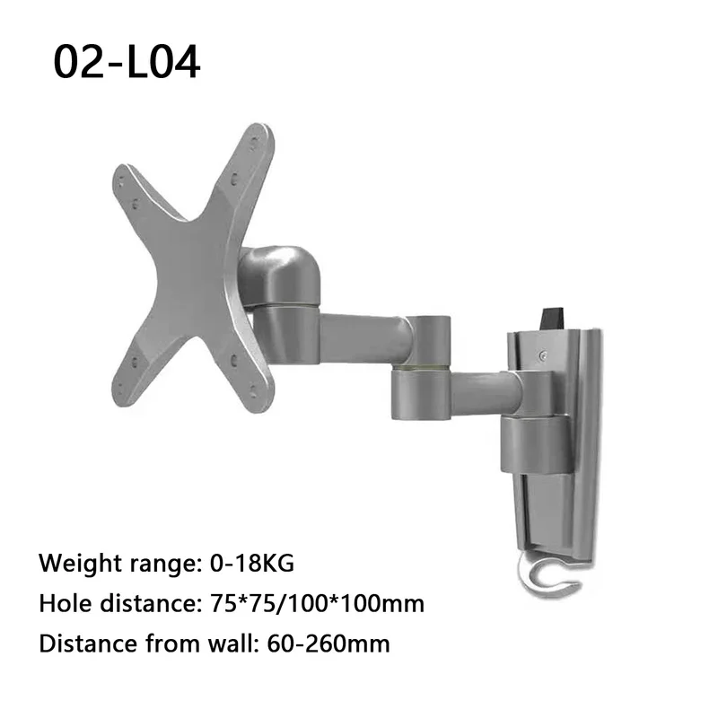 Universal installation bracket for computer LCD monitor all-in-one pc wall mounted bracket buckle bracket desktop stand