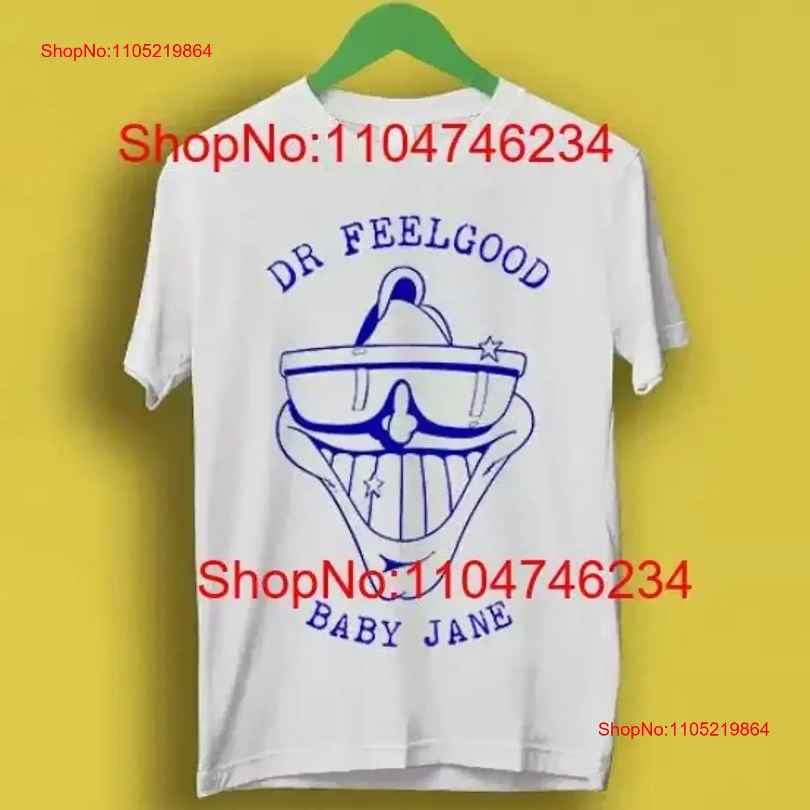 

Dr Feelgood Baby Jane Pub Rock Ретро Крутая футболка Размер S 5XL винтажная стираная модная повседневная универсальная домашняя уличная одежда винтажная