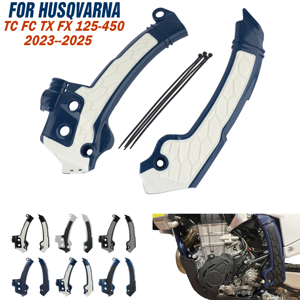 Für Husqvarna TC125 TC250 TC300 FC250 FC350 FC450 TX300 FX350 FX450 2023-2025 Motorrad-Rahmenschutz Schutzabdeckung