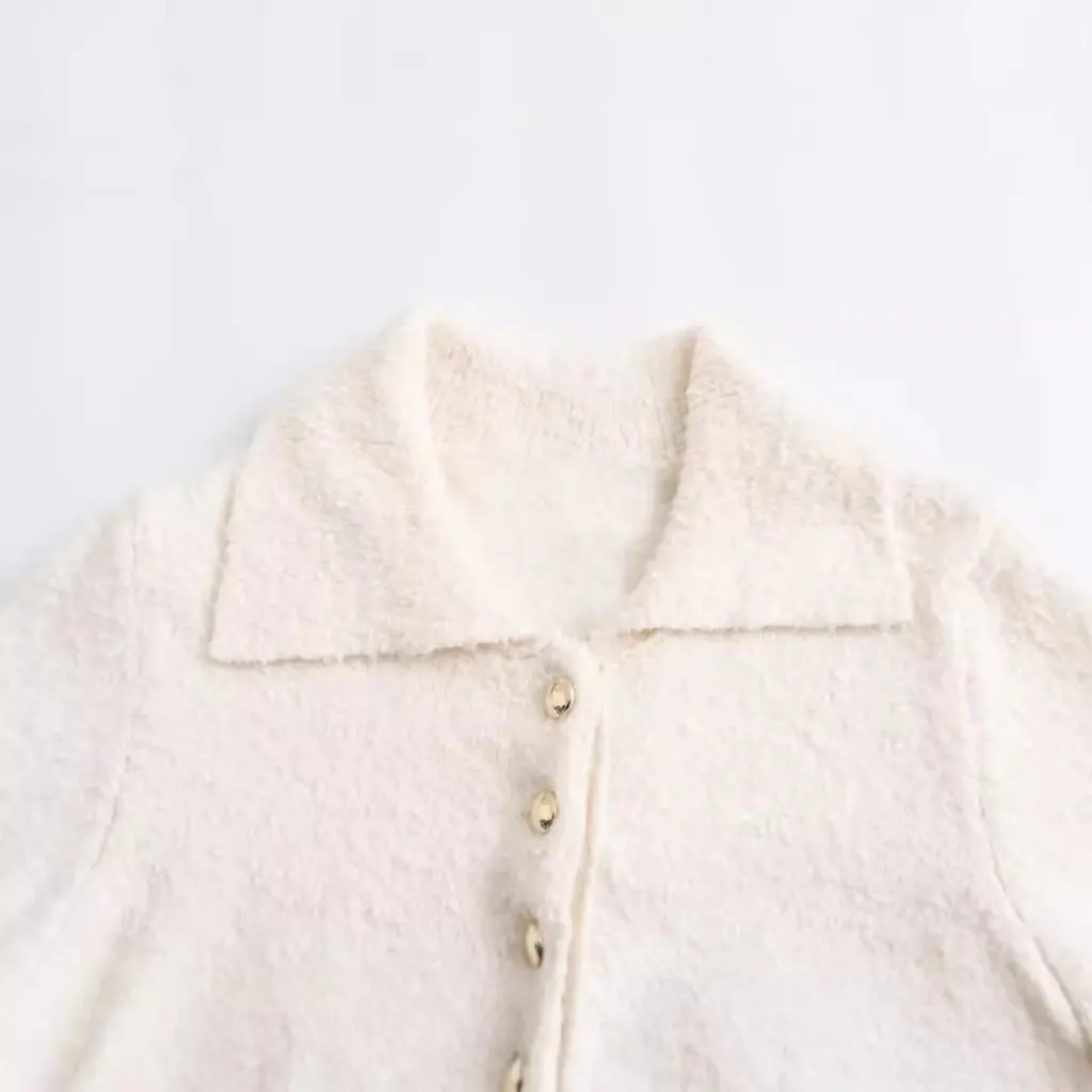 

Autumn European American Style Bead Leather Sweater Women's Open Cardigan Fashion Trendy Wholesale 6771 026 250