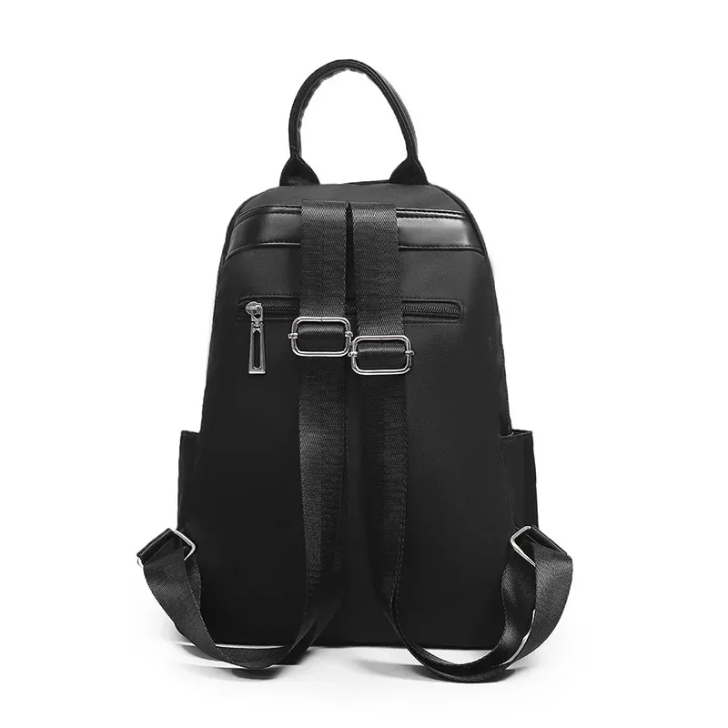 جديد كلاسيكي بلون رائعة براعة حقائب الظهر السيدات موضة بلون النسيج الوجه حقيبة كتف بسيطة الحقائب المدرسية #4