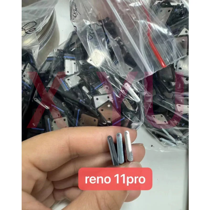 10PCS For OPPO Reno 11 Pro SIM Card Tray Slot Holder Adapter Socket Repair Parts