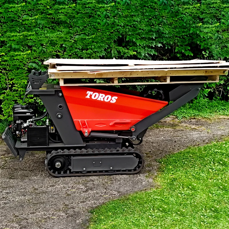 Mini Rubber Track Dump Truck for Sale Customized New Crawler Tracked Chassis Farm Construction Mini Dump