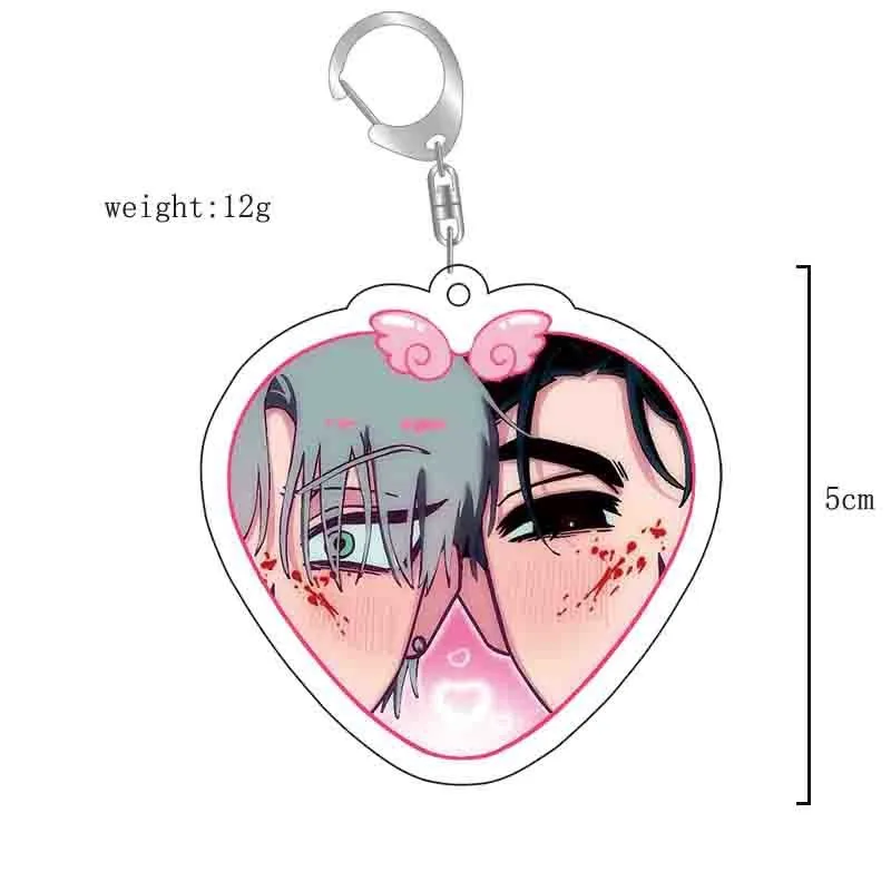 Anime Alien Dance Keychains for Women Accessories