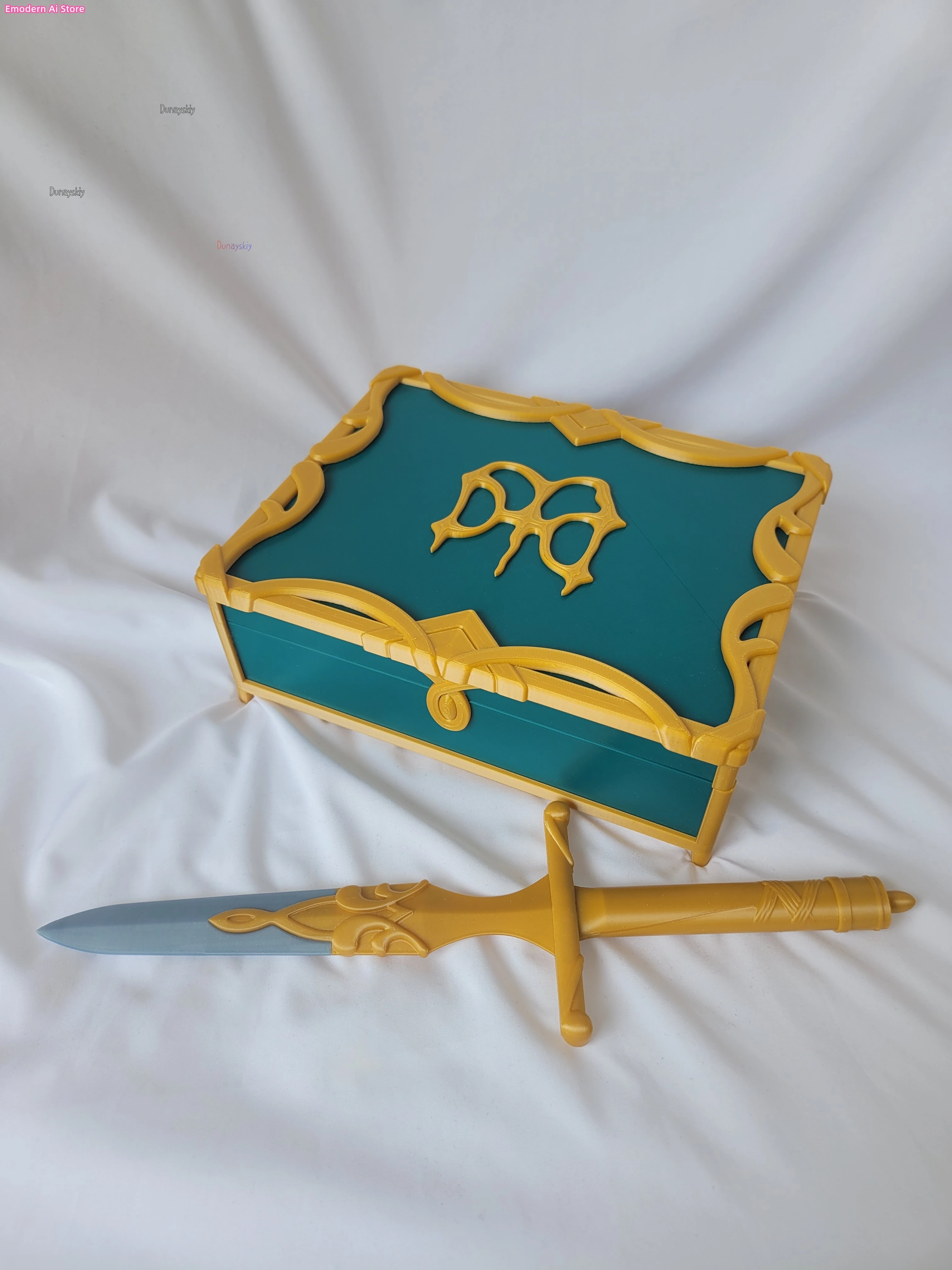 

Game Honkai Star Rail Tribios Cosplay Props Tribios 17*8*22CM Book AND 30CM Dagger Props Halloween Carnival Role Play AccessorY