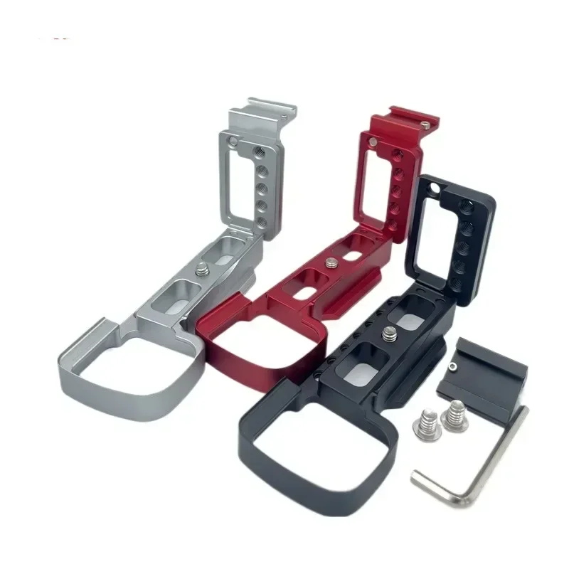 For  A6100 A6400 Quick Release Plate Hot Shoe Porous L Bracket Hand Grip