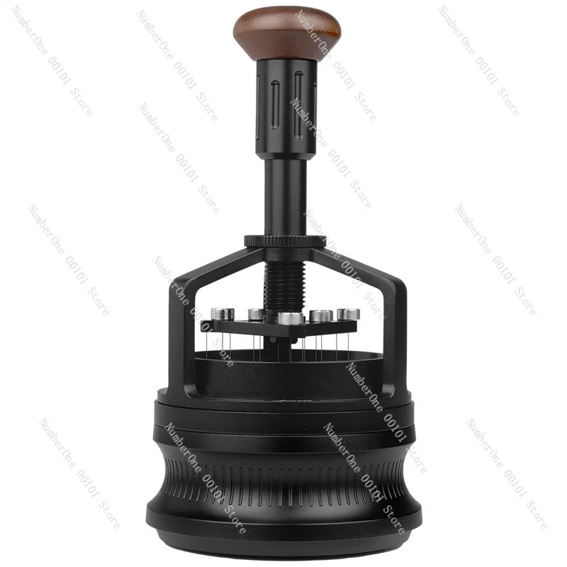 Coffee Distributor Needle Tool Rotary Press Type, Espresso WDT Stirring Tool Quick Powder Leveling, Barista Accessories for Home